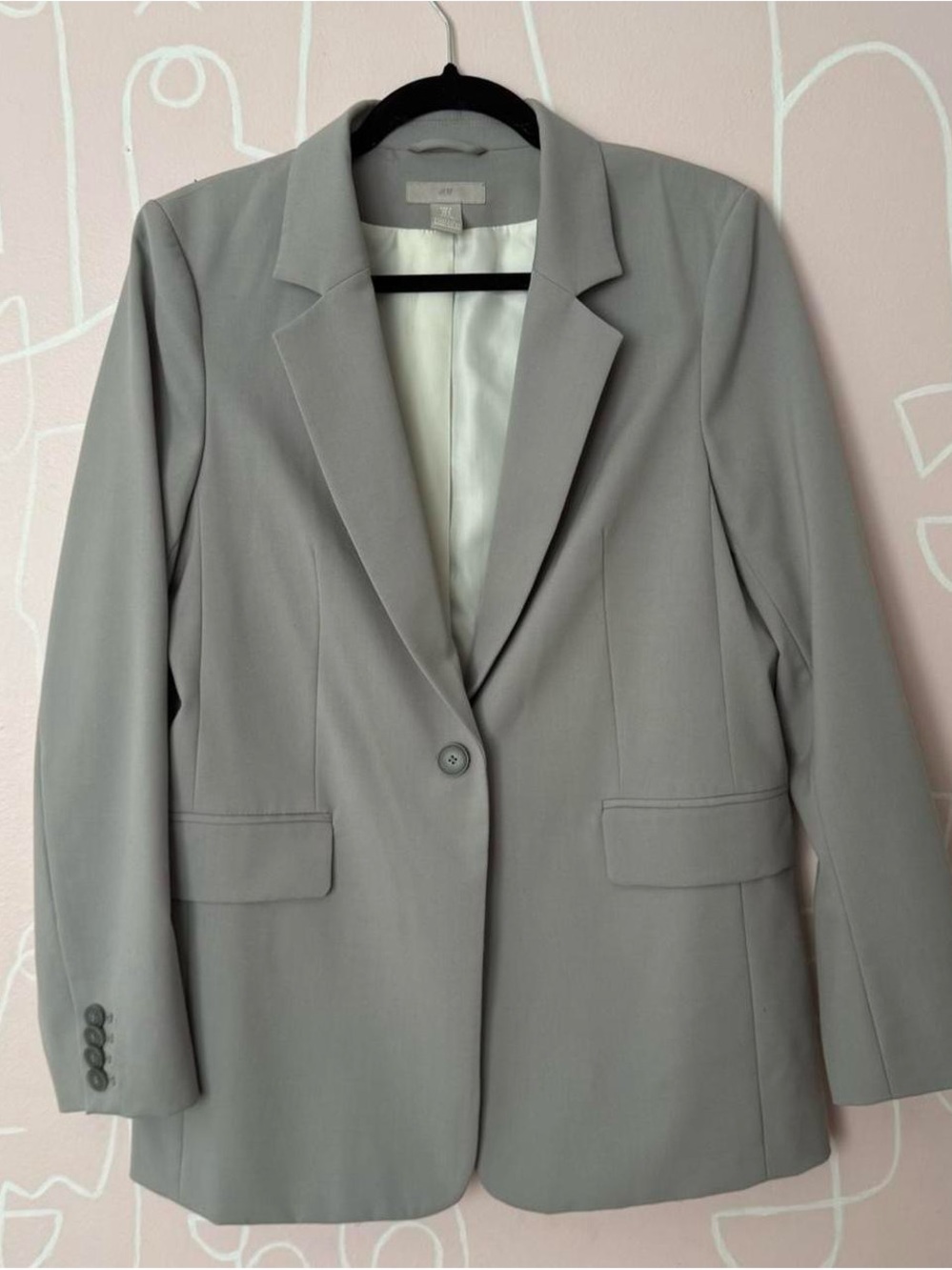 Classic Grey Women's Blazer - H&M